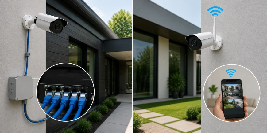 Wired CCTV vs Wireless CCTV
