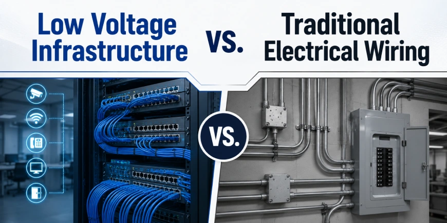 Low Voltage Infrastructure vs. Traditional Electrical Wiring